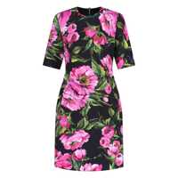 Rochii Dolce & Gabbana Black Cotton Dress Femei
