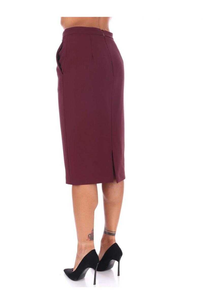 Fuste Elisabetta Franchi Elisabetta Franchi Skirts Red Femei (BM 17665377) 3
