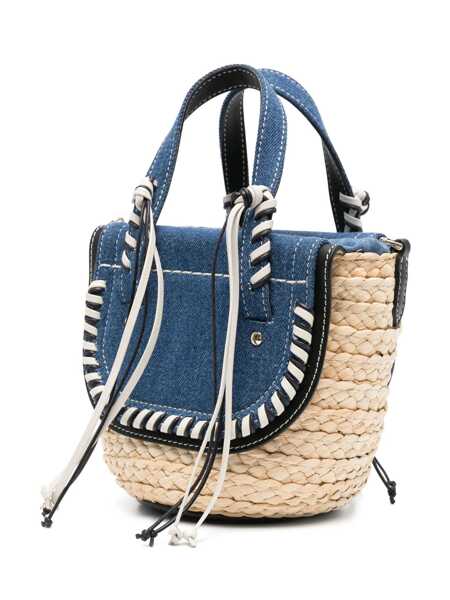 Genti de mana CUBA LAB Cuba Lab Habanera Azul - Denim Blue Jeans Tote Bag BLUE Femei (BM 17665497) 3