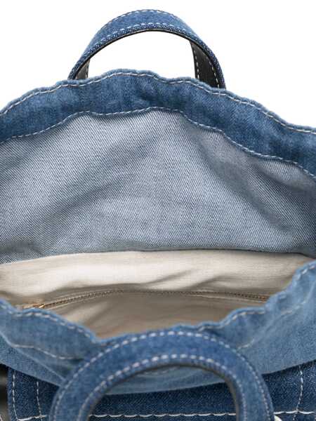 Genti de mana CUBA LAB Cuba Lab Habanera Azul - Denim Blue Jeans Tote Bag BLUE Femei (BM 17665497) 5