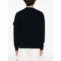 Pulovere Stone Island pentru Barbati - Pulovere Stone Island Stone Island Logo Badge Sweater BLUE Barbati (BM 17665782) - B-mall.ro