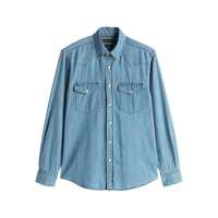 Camasi de blugi Tommy Hilfiger Lightwht Western Denim Shirt Clothing Barbati
