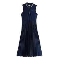 Tricouri Polo Tommy Hilfiger Sporty Pleated Polo Dress Clothing Femei