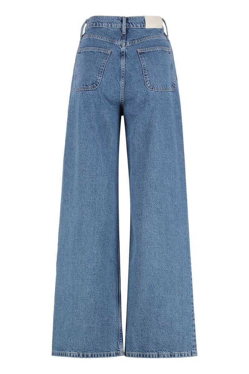 Blugi Tommy Hilfiger Tommy Hilfiger Sofia Richie Grainge X Tommy Hilfiger - 5-Pocket Straight-Leg Jeans Navy Femei (BM 17667537) 2
