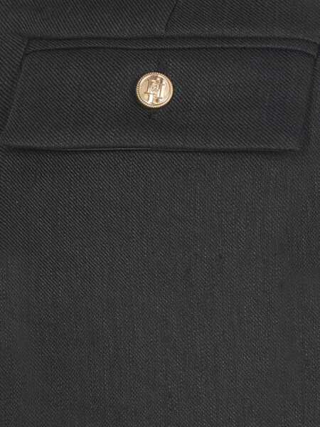 Pantaloni Elisabetta Franchi TROUSERS Black   Femei (BM 17667792) 5