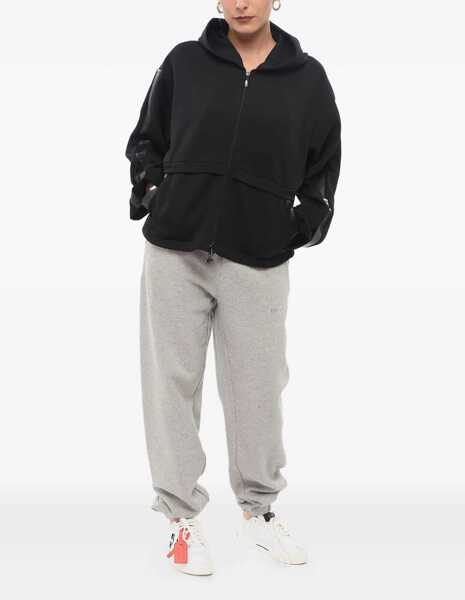 Bluze de trening Armani Emporio Zip-Up Hoodie With Coated Details Black Femei (BM 17667859) 2