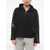 Armani Emporio Zip-Up Hoodie With Coated Details Black