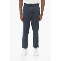 Pantaloni casual Linen Cropped Fit Chinos Pants Barbati