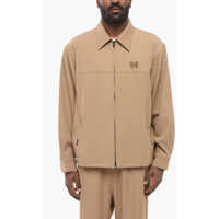 Jachete Solid Color Lightweight Jacket With Butterfly Embroidery Barbati
