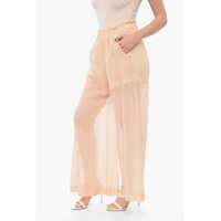 Pantaloni casual Chiffon Wide-Leg Pants Femei