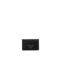 Portofele Prada Nylon And Leather Card Holder Femei