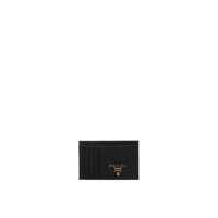 Portofele Prada Dama - Portofele Prada Prada Leather Card Holder Black Femei (BM 17667933) - B-mall.ro