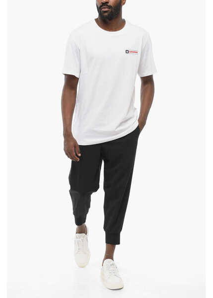 Tricouri Converse Standard Fit Crew-Neck T-Shirt With Back Maxi Print White Barbati (BM 17668000) 4