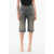 Balenciaga Vintage Washed Denim Shorts With Raw-Cut Hem Blue