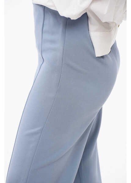 Pantaloni casual BY MALENE BIRGER Normann High-Waisted Pants Blue Femei (BM 17668108) 3