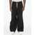 Armani Emporio Loose Fit Pants With Drawstringed Ankle Black