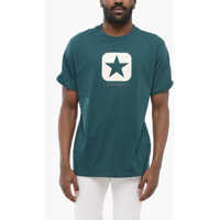 Tricouri Converse Cotton Crew-Neck T-Shirt With Contrasting And Embossed Logo