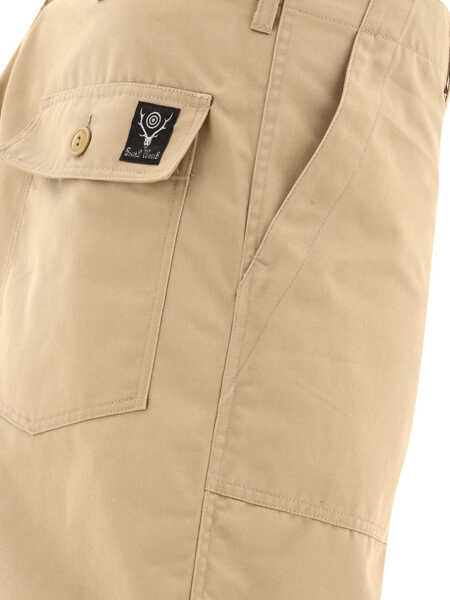 Pantaloni casual SOUTH2 WEST8 Fertig trousers Beige Barbati (BM 17668196) 4