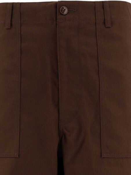 Pantaloni casual SOUTH2 WEST8 Fatigue trousers Brown Barbati (BM 17668282) 3