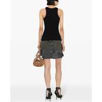 Topuri Dama pagina 84 - Bluze Blumarine Ribbed Tank Top With Rhinestoned Logo Black Femei (BM 17668288) - B-mall.ro