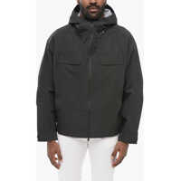 Jachete Multi-Pocket Nylon Windbreaker Jacket With Hood Barbati