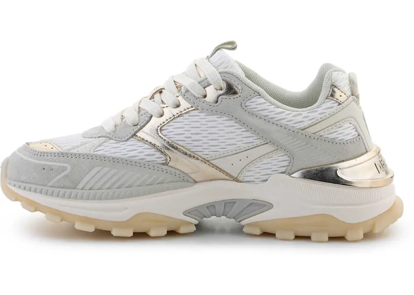 Sneakers D.Franklin 347 Track Flame Metallic Gold Beige Femei (BM 17668474) 4