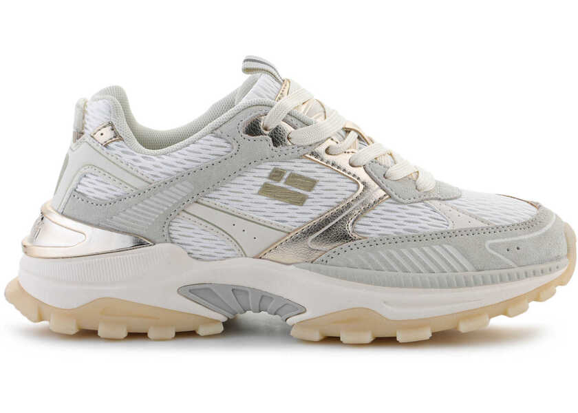 Sneakers D.Franklin 347 Track Flame Metallic Gold Beige Femei (BM 17668474) 6