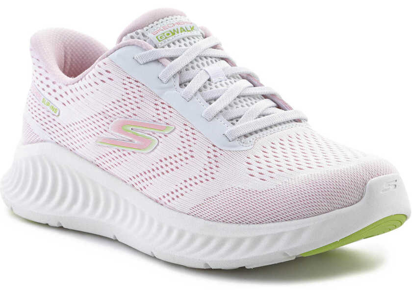 Sneakers SKECHERS Slip-ins: GO WALK Now  Khloe White/Pink Pink Femei (BM 17668531) 1