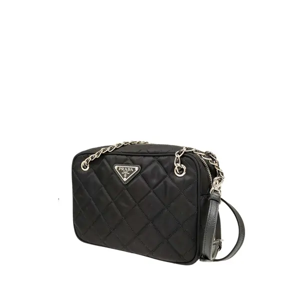Genti de mana Prada Prada Quilted Medium Crossbody Bag Black Femei (BM 17668617) 2