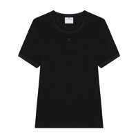 Tricouri Courrèges Logo Cotton T-Shirt Femei