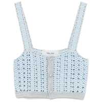 Topuri Forte_Forte Cablé Lux Handmade Crochet Top Clothing Femei