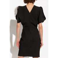 Imbracaminte Victoria Beckham Dama - Rochii Victoria Beckham Victoria Beckham Gathered Waist Mini Dress Black Femei (BM 17669397) - B-mall.ro