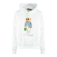 Bluze de trening Ralph Lauren Polo Bear Hoodie White Femei