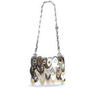 Genti de umar Rabanne Nano Sparkle Leave Shoulder Bag Femei