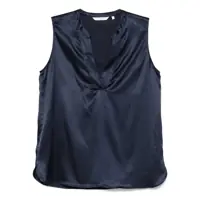 Topuri Xacus 'Selma' Blue Silk Top Femei