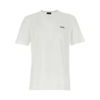 Tricouri Zegna Logo Embroidery T-Shirt Barbati
