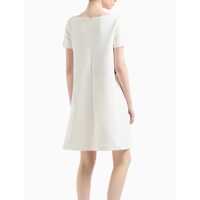 Imbracaminte Dama pagina 304 - Rochii Emporio Armani Emporio Armani Cotton Short Dress WHITE Femei (BM 17674260) - B-mall.ro