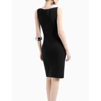 Rochii Dama - Rochii Emporio Armani Emporio Armani Cotton Short Dress Black Femei (BM 17674263) - B-mall.ro