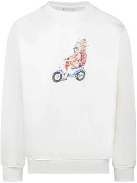 Pulovere DRLE DE MONSIEUR Drle De Monsieur Sweatshirt With Print WHITE Barbati (BM 17675139) 1