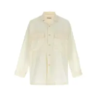 Camasi Jil Sander Logo Embroidery Shirt Barbati
