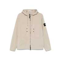 Geci Parka Stone Island Cotton Short Parka Coat Barbati