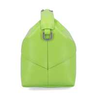 Genti de mana Eéra Green Leather Moon Top Handle Bag Femei