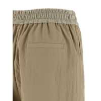 Imbracaminte Dama pagina 620 - Pantaloni casual Brunello Cucinelli Brunello Cucinelli Viscose Pants Beige Femei (BM 17676453) - B-mall.ro