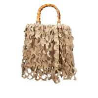 Genti de mana La Milanesa Straw Tote Bag Femei