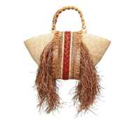 Genti de mana La Milanesa Straw Shopping Bag Femei
