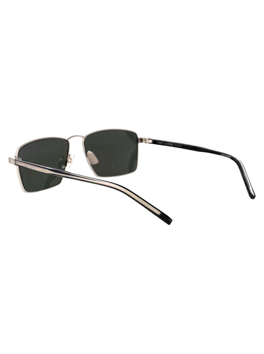 Ochelari de soare Saint Laurent Saint Laurent Eyewear Sunglasses SILVER-CRYSTAL-GREY Femei (BM 17677404) 4
