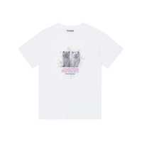 Tricouri Ganni Kittens Print Cotton T-Shirt Femei