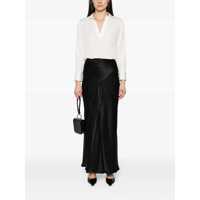 Bluze Vince Dama - Bluze Vince Vince Silk Blouse WHITE Femei (BM 17677923) - B-mall.ro