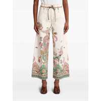 Imbracaminte Dama pagina 614 - Blugi ETRO Etro Paisley Print Culotte Jeans WHITE Femei (BM 17678049) - B-mall.ro