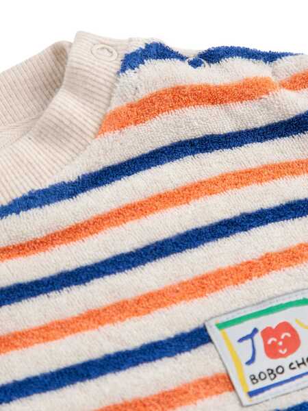 Bluze de trening Bobo Choses Striped terry cloth sweatshirt Multicolor Fete (BM 17678322) 3